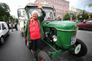 81 gadu vecs vācietis ar traktoru aizbrauc līdz Sanktpēterburgai - 9
