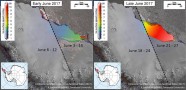 Larsen C ledus gabals Antarktīdā - 4