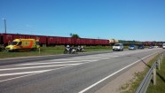 Vilciena avārija ar automašīnu Liepājā - 4