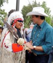 Kanādas premjerministrs Džastins Trudo pasākumā "Calgary Stampede" - 11
