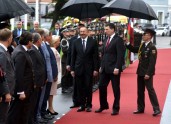 Valsts prezidents sagaida Azerbaidžānas prezidentu - 6