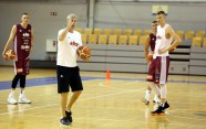 Latvijas basketbola izlases atklātais treniņš un preses konference - 8