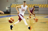 Latvijas basketbola izlases atklātais treniņš un preses konference - 11