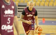 Latvijas basketbola izlases atklātais treniņš un preses konference - 31
