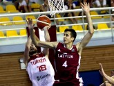 Basketbols, EČ: Latvijas U-20 puišu basketbola izlase pret Turcijas U-20 puišu basketbola izlasi - 32