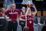 Latvijas U-19 sieviešu basketbola izlase spēlē pret Dienvidkoreju - 5