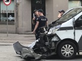 Trīs automašīnu avārija Rīgā - 2