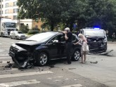Trīs automašīnu avārija Rīgā - 3