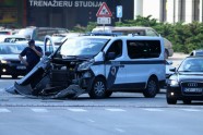 Trīs automašīnu avārija Rīgā - 11