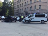 Trīs automašīnu avārija Rīgā - 13