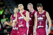 Basketbols, pārbaudes spēle: Latvija - Gruzija - 10