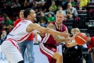 Basketbols, pārbaudes spēle: Latvija - Gruzija - 16