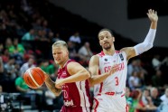 Basketbols, pārbaudes spēle: Latvija - Gruzija - 17