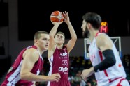 Basketbols, pārbaudes spēle: Latvija - Gruzija - 19