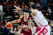 Basketbols, pārbaudes spēle: Latvija - Gruzija - 22