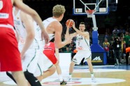 Basketbols, pārbaudes spēle: Lietuva - Gruzija - 1