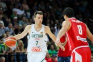 Basketbols, pārbaudes spēle: Lietuva - Gruzija - 3