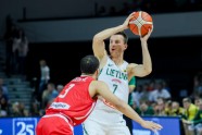Basketbols, pārbaudes spēle: Lietuva - Gruzija - 5