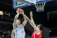 Basketbols, pārbaudes spēle: Lietuva - Gruzija - 10
