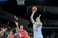 Basketbols, pārbaudes spēle: Lietuva - Gruzija - 11