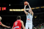 Basketbols, pārbaudes spēle: Lietuva - Gruzija - 19