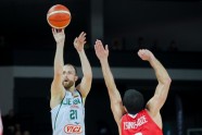Basketbols, pārbaudes spēle: Lietuva - Gruzija - 20
