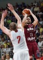 Pārbaudes spēle basketbolā Latvija - Polija - 30