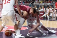 Pārbaudes spēle basketbolā Latvija - Polija - 37