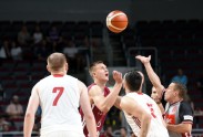Pārbaudes spēle basketbolā Latvija - Polija - 42