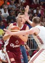 Pārbaudes spēle basketbolā Latvija - Polija - 48