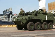 Latvijā ierodas Kanādas bruņoto spēku tehnika un karavīri - 27