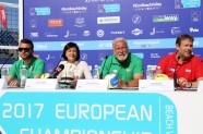 Pludmales volejbols: Eiropas čempionāta fināla preses konference - 4