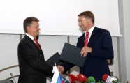 Latvijas satiksmes ministrs un Krievijas transporta ministrs paraksta protokolu par ciešāku sadarbību transporta jomā - 5