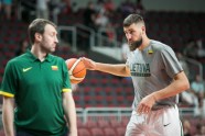 Basketbols, pārbaudes spēle: Latvija - Lietuva - 2