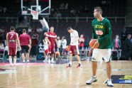Basketbols, pārbaudes spēle: Latvija - Lietuva - 5