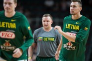 Basketbols, pārbaudes spēle: Latvija - Lietuva - 8