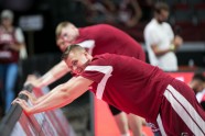 Basketbols, pārbaudes spēle: Latvija - Lietuva - 11