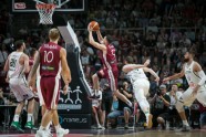 Basketbols, pārbaudes spēle: Latvija - Lietuva - 21
