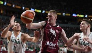 Basketbols, pārbaudes spēle: Latvija - Lietuva - 109
