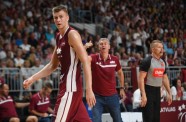 Basketbols, pārbaudes spēle: Latvija - Lietuva - 116