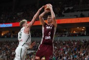 Basketbols, pārbaudes spēle: Latvija - Lietuva - 118