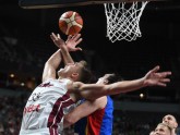 Basketbols, pārbaudes spēle: Latvija - Rumānija