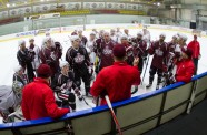 Hokejs, Rīgas Dinamo hokejisti tiekas ar faniem