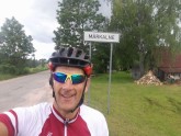 Ilmārs Grostiņš ar velosipēdu apkārt Latvijai - 1