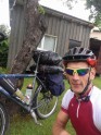 Ilmārs Grostiņš ar velosipēdu apkārt Latvijai - 2