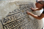 Izraēlas arheologi uziet retu 1500 gadus senu mozaīku - 4