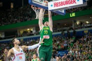 Basketbols, pārbaudes spēle: Lietuva - Spānija - 2