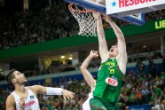 Basketbols, pārbaudes spēle: Lietuva - Spānija - 3