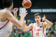 Basketbols, pārbaudes spēle: Lietuva - Spānija - 23