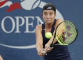Teniss, ASV atklātais čempionāts: Anastasija Sevastova - Karīna Vithefta - 5